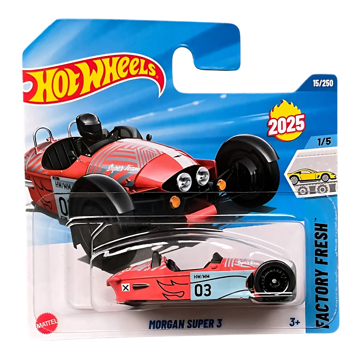Hot Wheels Morgan Super 3 Die-Cast Car Collectible