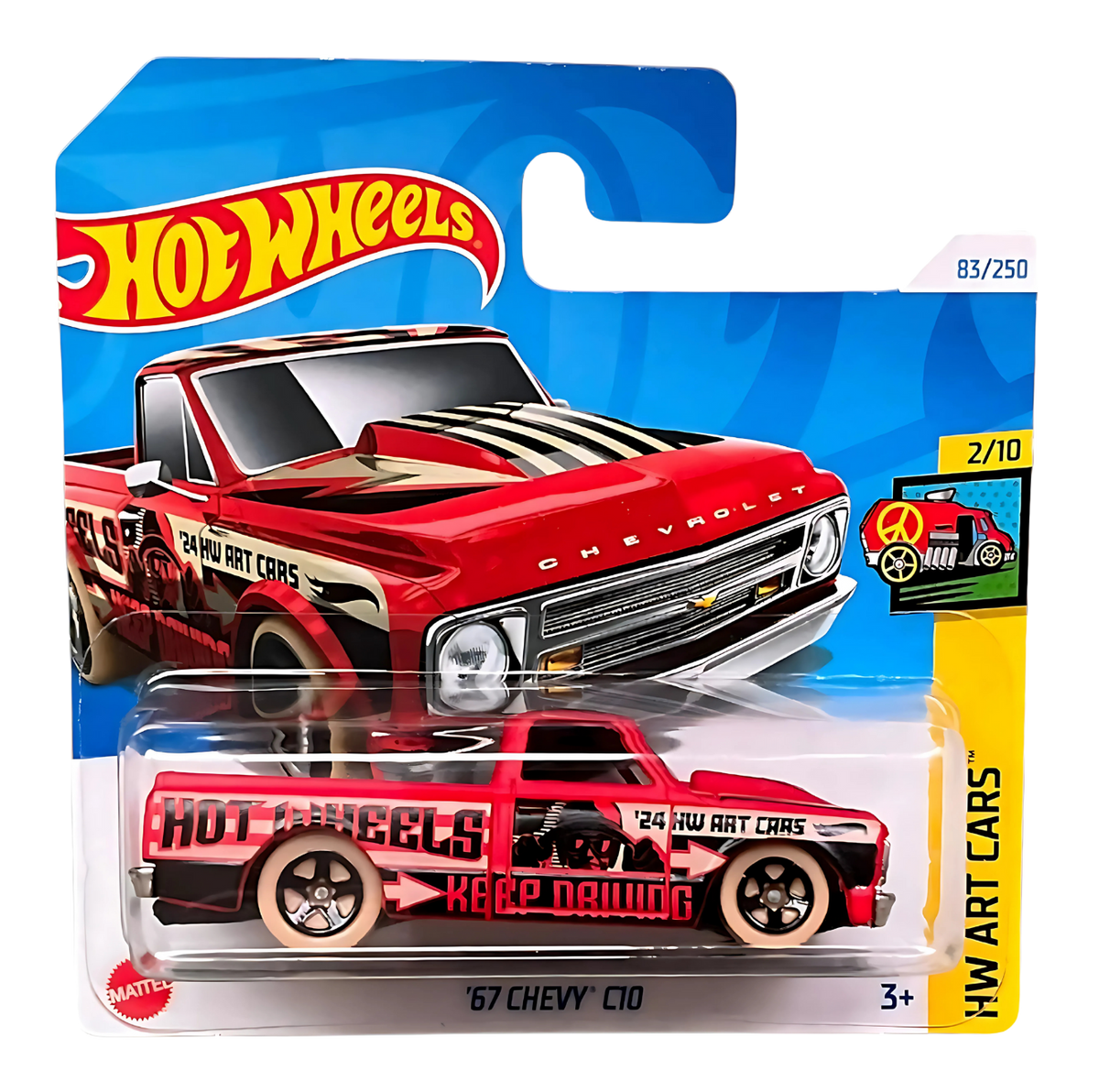 Hot Wheels '67 Chevy C10 Diecast Collectible Car
